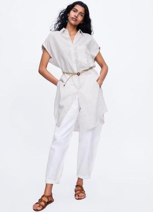 Zara туніка з поясом  xs