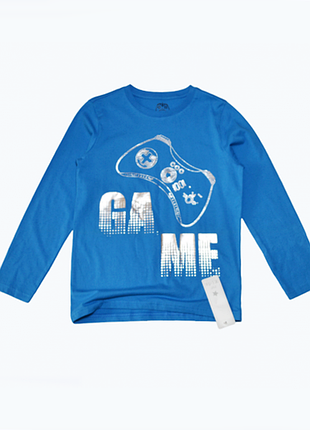Голубой реглан лонгслив f&amp;f на мальчика 8-9 лет