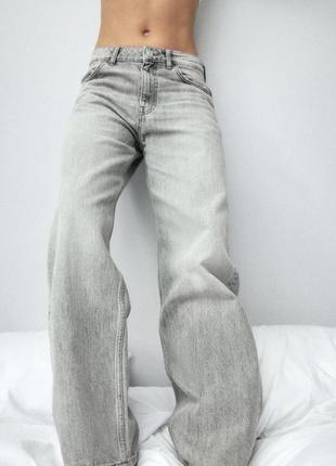 High-rise straight-fit trf jeans джинси zara4 фото