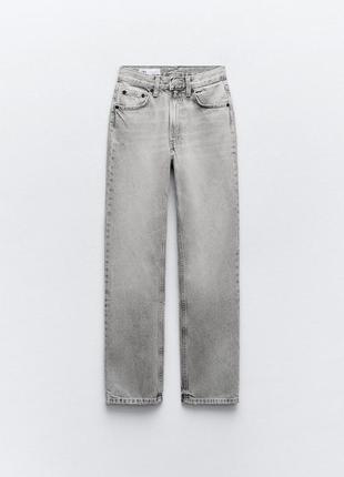 High-rise straight-fit trf jeans джинси zara1 фото