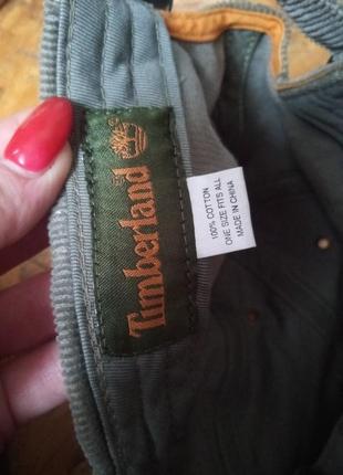 Котонова велюрова кепка timberland7 фото