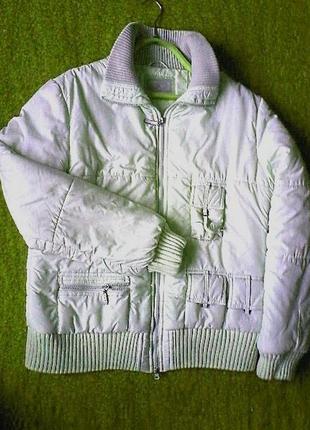 Осенняя красивая курточка из не продуваемой мягкой ткани, 48-50/l-xl