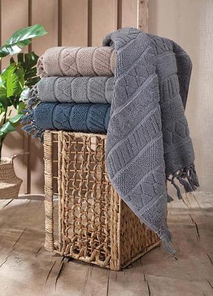 Набор полотенец pupilla 70х140 см luna, банни 4 шт