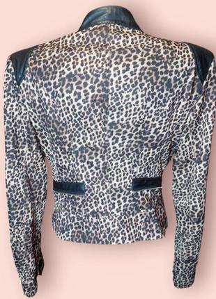 Куртка косуха леопардовый принт8 фото
