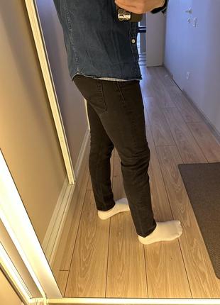 Мужские темно синие черные джинсы скинни levis3 фото