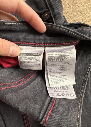 Мужские темно синие черные джинсы скинни levis7 фото