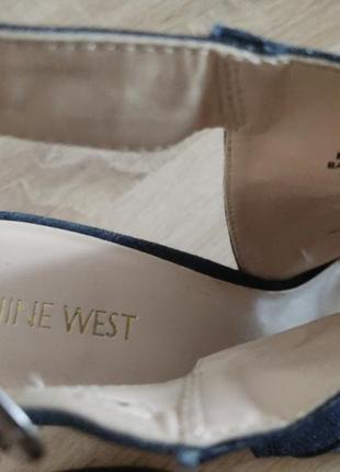 Босоножки джинсовые nine west3 фото