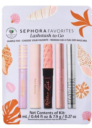 Sephora favorites summer lash stash mascara set with voucher9 фото