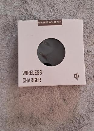 Безпровідна зарядка з підсвіткою, бп зарядка для iphone samsung, wireless charge6 фото