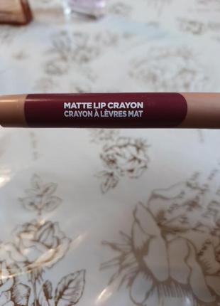 Помада-карандаш 107 matte lip crayon4 фото