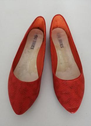 Помаранчеві балетки