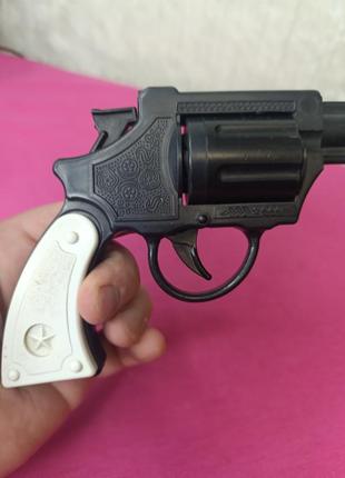 Детская советская игрушка пистолет револьвер муляж игрушечный пистоль игрушка ссср5 фото