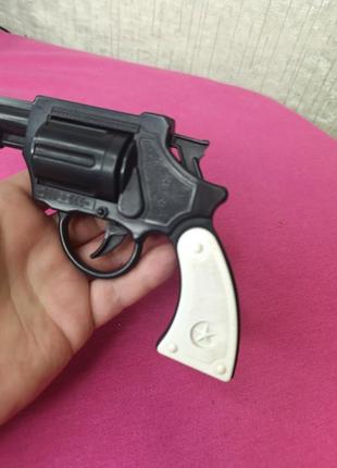 Детская советская игрушка пистолет револьвер муляж игрушечный пистоль игрушка ссср6 фото