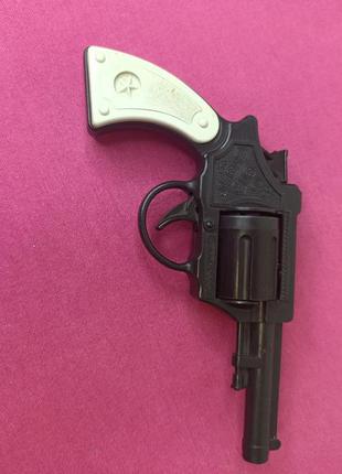 Детская советская игрушка пистолет револьвер муляж игрушечный пистоль игрушка ссср9 фото