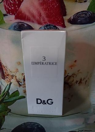 Dolce&gabbana 3 l'imperatrice туалетна вода 100 ml