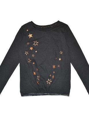 Young style. тонкий реглан, лонгслів 140 розмір