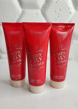 Крем для рук орифлейм oriflame fairi city lights