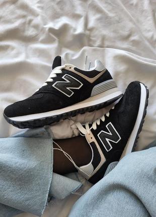 Кроссовки new balance 574&nbsp;black