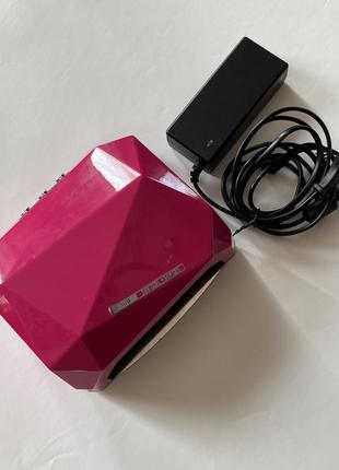 Лампа для манікюру quick ccfl led nail lamp рожева