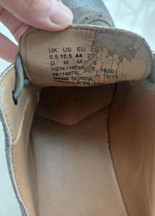 Clarks brogues оксфорд кожаные туфли р. 44