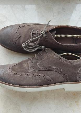 Clarks brogues оксфорд кожаные туфли р. 443 фото