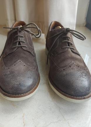 Clarks brogues оксфорд кожаные туфли р. 44