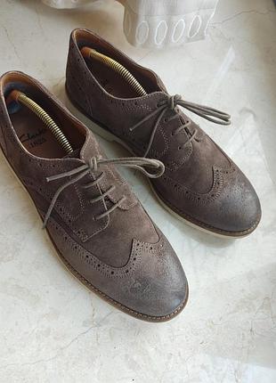 Clarks brogues оксфорд кожаные туфли р. 44