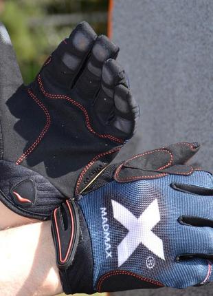 Перчатки для фитнеса madmax mxg-102 x gloves black/grey/white xxl pro_17005 фото