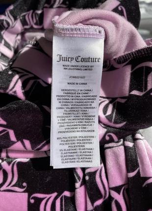 Класні велюрові монограмні лосіни кльош juicy couture8 фото