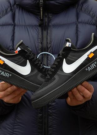 Кросівки nike air force x off white black 4