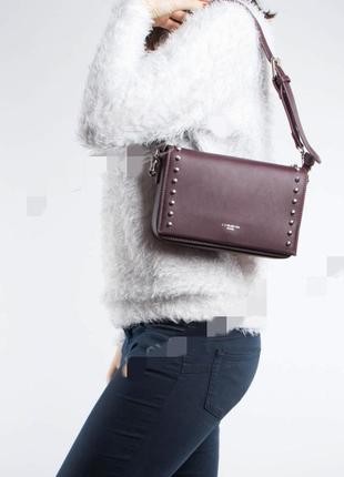 Клатч david jones темно-фиолетовый