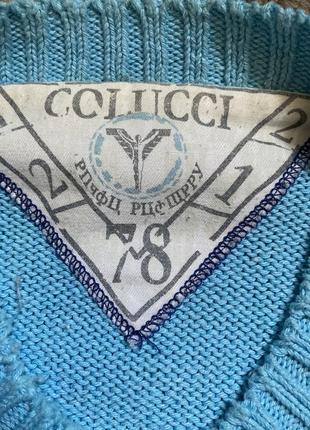 Базовый классический свитер carlo colucci made in japan2 фото