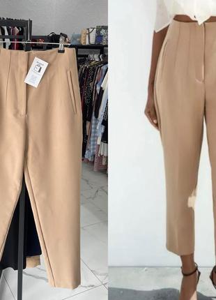 Шикарні трендові штани бренд zara розмір с ціна 550 шрн