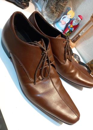 Фирменные брендовые мужские туфли m&amp;s2 фото