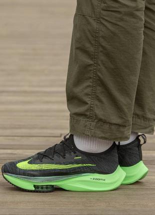 Кросівки nike air zoom alphafly black blue green