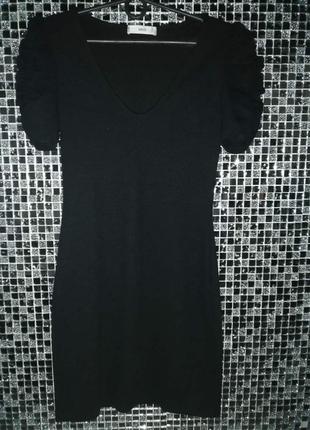 Платье черное коктейльное mango xs