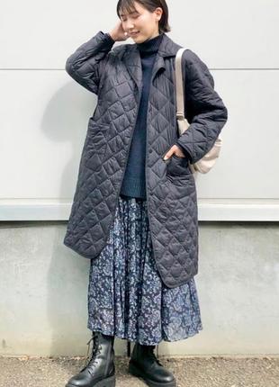 Uniqlo warm padded oversized coat6 фото