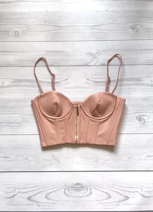 Топ под кожу корсет