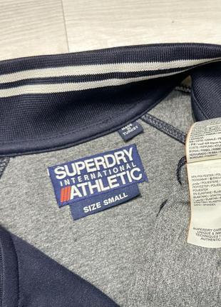 Superdry international athletic фірмова класична спортивна кофта олімпійка10 фото