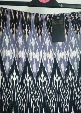 Трикотажная юбка в принт 50-52 размера англия5 фото