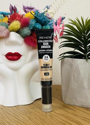 Оригінал revlon colorstay skin awaken 5-in-1 concealer консилер для обличчя 015 light