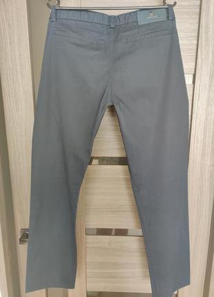 Мужские классические брюки тёмно-синего цвета (m/l)4 фото