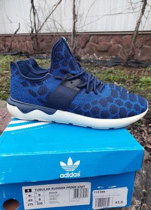 Кросівки adidas tubular runner primeknit stone blue