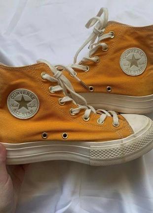 Кеды converse 39 р . оранжевые , оригинал