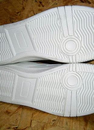 Кросівки кеди білі жіночі базові натуральна шкіра restime5 фото