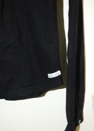 Хлопковая черная блуза рубашка в стиле бохо кэжуал винтаж кружево рюши no name xs6 фото