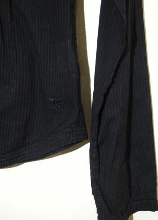 Хлопковая черная блуза рубашка в стиле бохо кэжуал винтаж кружево рюши no name xs5 фото