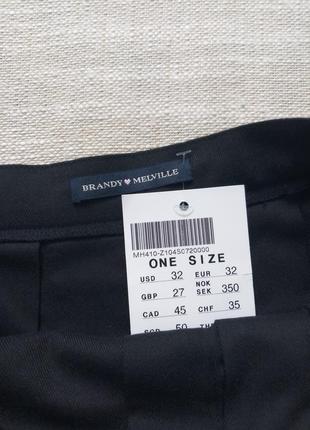 Трендовая мини юбка в складку от brandy melville4 фото