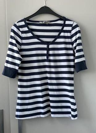 Полосатий лонгслів