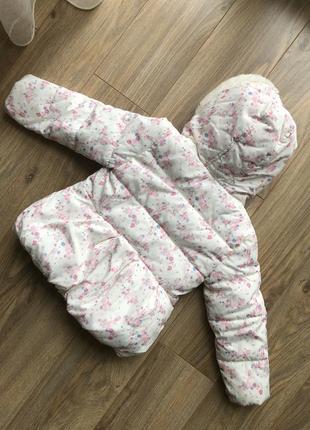 Зимняя курточка на девочку 2-3 года mothercare4 фото